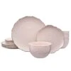 Chateau Pink 12 Piece Dinnerware Set, Service For 4 -Famous Tableware Store chateau pink 12 piece dinnerware set service for 4 5296079 9