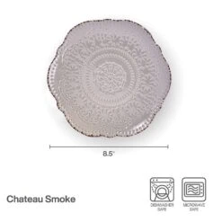 Chateau Smoke Set Of 4 Salad Plates 12 Chateau Smoke Set Of 4 Salad Plates -Famous Tableware Store chateau smoke set of 4 salad plates K45296074 6