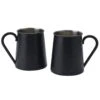 Drew And Jonathan Hammered Black Set Of 2 Beer Mugs -Famous Tableware Store drew and jonathan hammered black set of 2 bar mugs 5288509 1