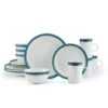 Ezra Blue 16 Piece Dinnerware Set, Service For 4 1 Ezra Blue 16 Piece Dinnerware Set, Service For 4 -Famous Tableware Store ezra blue 16 piece dinnerware set service for 4 5287909 1
