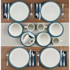 Ezra Blue 16 Piece Dinnerware Set, Service For 4 14 Ezra Blue 16 Piece Dinnerware Set, Service For 4 -Famous Tableware Store ezra blue 16 piece dinnerware set service for 4 5287909 3