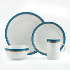 Ezra Blue 16 Piece Dinnerware Set, Service For 4 20 Ezra Blue 16 Piece Dinnerware Set, Service For 4 -Famous Tableware Store ezra blue 16 piece dinnerware set service for 4 5287909 9