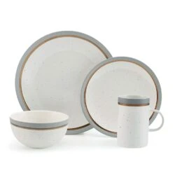Ezra Grey 16 Piece Dinnerware Set, Service For 4 20 Ezra Grey 16 Piece Dinnerware Set, Service For 4 -Famous Tableware Store ezra grey 16 piece dinnerware set service for 4 5287908 9