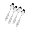 Flamingo Set Of 4 Demitasse Mini Coffee Spoons 2 Flamingo Set Of 4 Demitasse Mini Coffee Spoons -Famous Tableware Store flamingo set of 4 demitasse mini coffee spoons 5228611 1