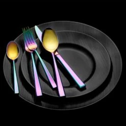 Famous Tableware Store -Famous Tableware Store forged dream rainbow 20 piece flatware set service for 4 5243468 2