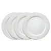 French Lace Set Of 4 White Dinner Plates -Famous Tableware Store french lace set of 4 white dinner plates K45211101 1