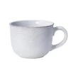 French Lace White Jumbo Soup Mug -Famous Tableware Store french lace white jumbo soup mug 5277676 1