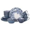 Gabriela Blue 16 Piece Dinnerware Set, Service For 4 -Famous Tableware Store gabriela blue 16 piece dinnerware set service for 4 5216941 4
