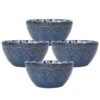 Gabriela Blue Set Of 4 Soup Cereal Bowls -Famous Tableware Store gabriela blue set of 4 soup cereal bowls 5282021 1