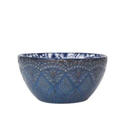 Gabriela Blue Set Of 4 Soup Cereal Bowls -Famous Tableware Store gabriela blue set of 4 soup cereal bowls 5282021 4