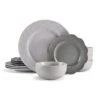 Gia 12 Piece Dinnerware Set, Service For 4 -Famous Tableware Store gia 12 piece dinnerware set service for 4 5293901 1