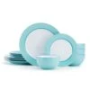 Grayson Teal 12 Piece Dinnerware Set, Service For 4 2 Grayson Teal 12 Piece Dinnerware Set, Service For 4 -Famous Tableware Store grayson teal 12 piece dinnerware set service for 4 5296690 1