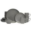 Hadlee Grey 16 Piece Dinnerware Set, Service For 4 1 Hadlee Grey 16 Piece Dinnerware Set, Service For 4 -Famous Tableware Store hadlee grey 16 piece dinnerware set service for 4 5254975 1
