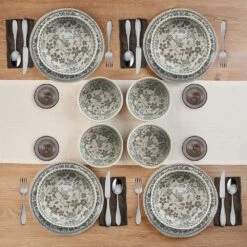 Hayden Grey 12 Piece Dinnerware Set, Service For 4 -Famous Tableware Store hayden grey 12 piece dinnerware set service for 4 5287913 3