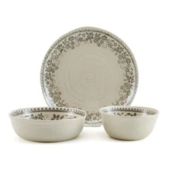 Hayden Grey 12 Piece Dinnerware Set, Service For 4 -Famous Tableware Store hayden grey 12 piece dinnerware set service for 4 5287913 8