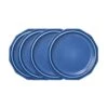 Heritage Blue Set Of 4 Outdoor Melamine Salad Plates -Famous Tableware Store heritage blue set of 4 melamine salad plates K45266329 1