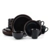 Hunter Black 16 Piece Dinnerware Set, Service For 4 2 Hunter Black 16 Piece Dinnerware Set, Service For 4 -Famous Tableware Store hunter black 16 piece dinnerware set service for 4 5286597 1