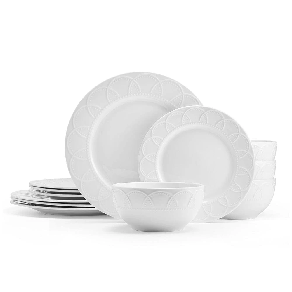Jules 12 Piece Dinnerware Set, Service For 4 3 Jules 12 Piece Dinnerware Set, Service For 4