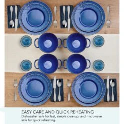 Kori Blue 12 Piece Dinnerware Set, Service For 4 13 Kori Blue 12 Piece Dinnerware Set, Service For 4 -Famous Tableware Store kori blue 12 piece dinnerware set service for 4 5291268 3