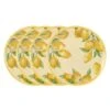 Lemons Set Of 4 Outdoor Melamine Dinner Plates -Famous Tableware Store lemons set of 4 melamine dinner plates K45293375 1