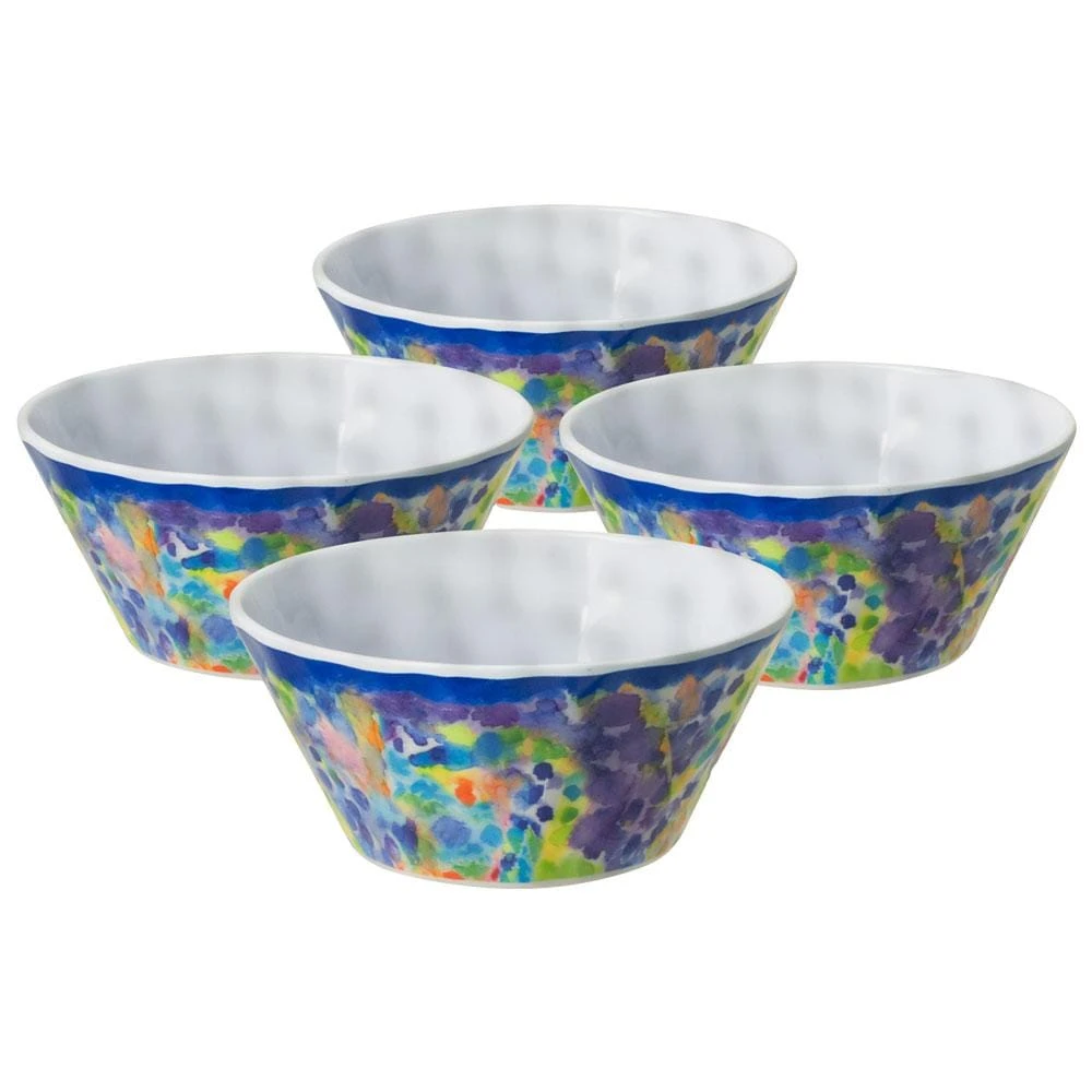 Merisella® Set Of 4 Outdoor Melamine Cereal Bowls 3 Merisella® Set Of 4 Outdoor Melamine Cereal Bowls