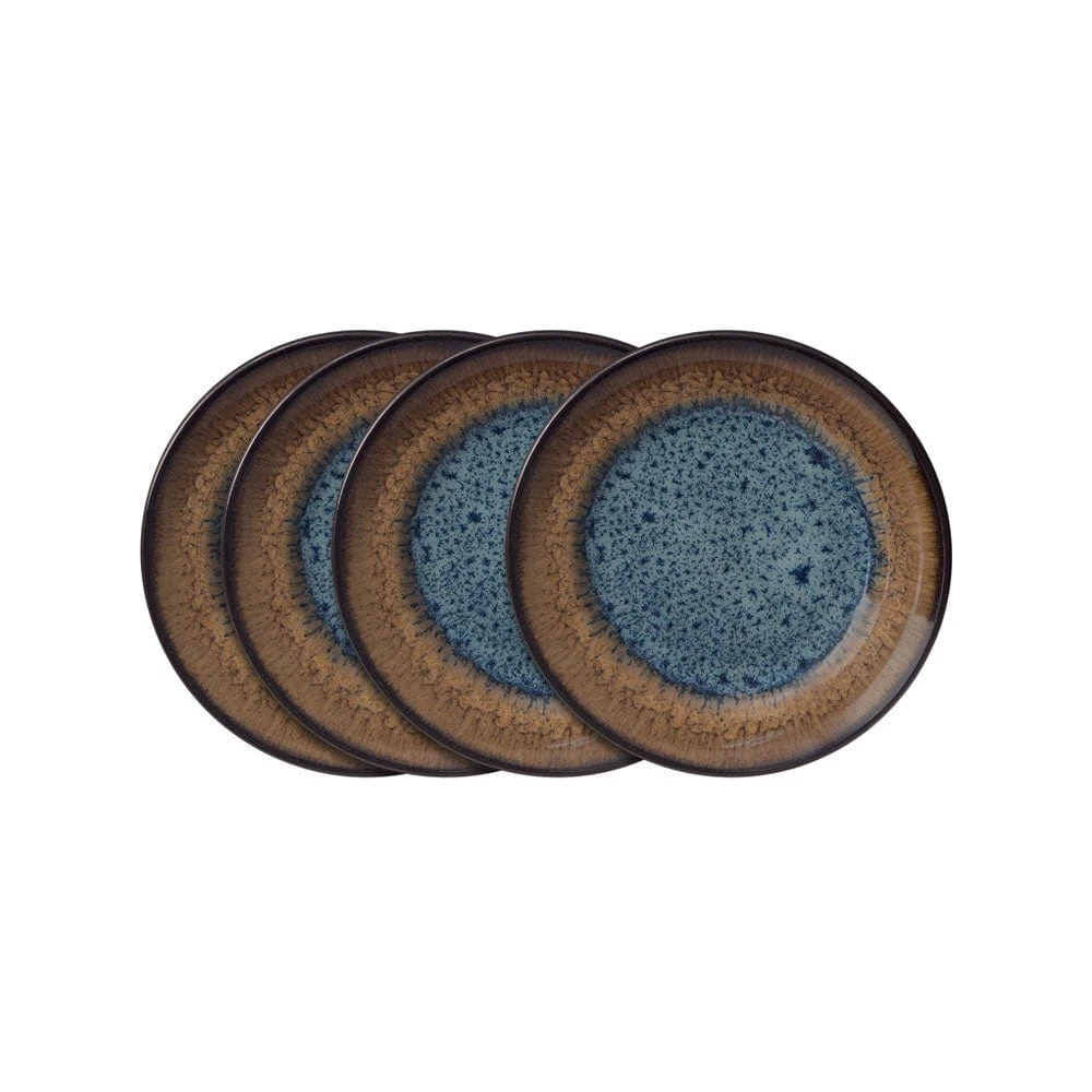 Monroe Blue Set Of 4 Appetizer Plates 3 Monroe Blue Set Of 4 Appetizer Plates