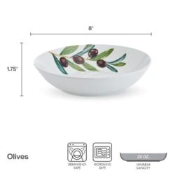 Olives Set Of 4 Pasta Bowls 8 Olives Set Of 4 Pasta Bowls -Famous Tableware Store olives set of 4 pasta bowls 5293621 3