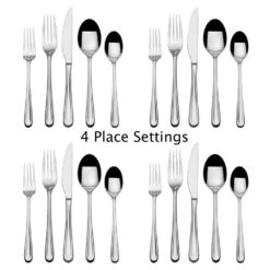 Olivia 20 Piece Flatware Set, Service For 4 8 Olivia 20 Piece Flatware Set, Service For 4 -Famous Tableware Store olivia 20 piece flatware set service for 4 5274486 3