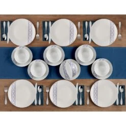 Preslie 18 Piece Dinnerware Set, Service For 6 -Famous Tableware Store preslie 18 piece dinnerware set service for 6 5287309 3