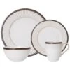 Promenade Column 16 Piece Dinnerware Set, Service For 4 -Famous Tableware Store promenade column 16 piece dinnerware set service for 4 5217020 1