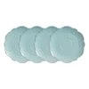 Remembrance Teal Set Of 4 Salad Plates -Famous Tableware Store remembrance teal set of 4 salad plates K45179998 1