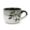 Rustic Leaves Jumbo Soup Mug -Famous Tableware Store rustic leaves jumbo soup mug 5144586 1
