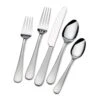 Satin Symmetry 20 Piece Flatware Set, Service For 4 -Famous Tableware Store satin symmetry 20 piece flatware set service for 4 5159189 1