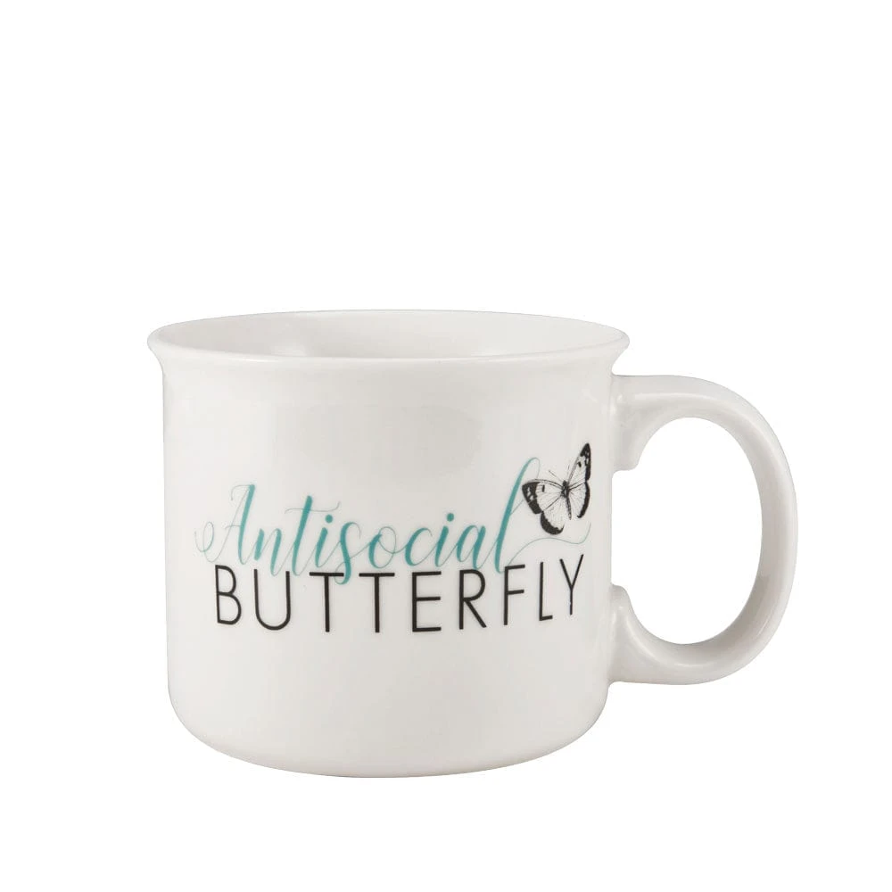 Sentiment Mugs Antisocial Butterfly Mug 3 Sentiment Mugs Antisocial Butterfly Mug