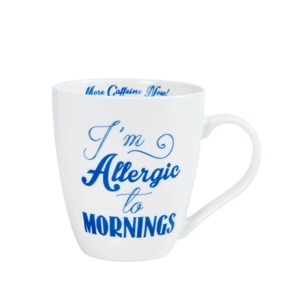 Sentiment Mugs Im Allergic To Mornings Mug 3 Sentiment Mugs Im Allergic To Mornings Mug