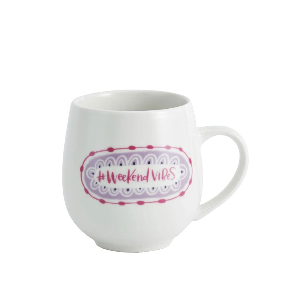 Sentiment Mugs Weekend Vibes Mug 3 Sentiment Mugs Weekend Vibes Mug