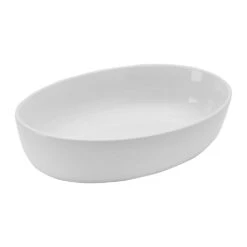 Burrito Large Oval Serve Bowl -Famous Tableware Store serve size white burrito bowl 5290216 4