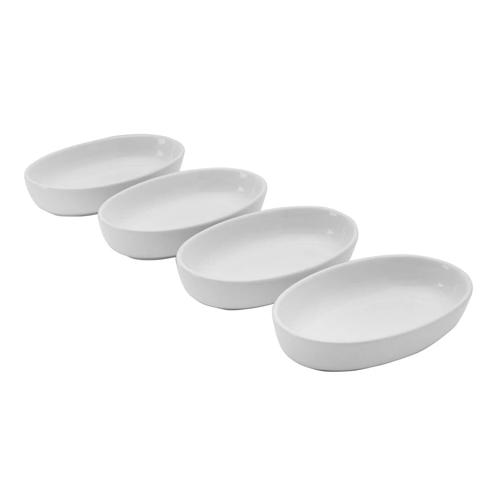 Burrito Set Of 4 Small Oval Bowls 3 Burrito Set Of 4 Small Oval Bowls