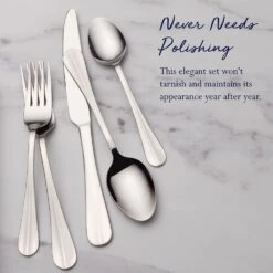 Famous Tableware Store -Famous Tableware Store simplicity 42 piece flatware set service for 8 5216498 2
