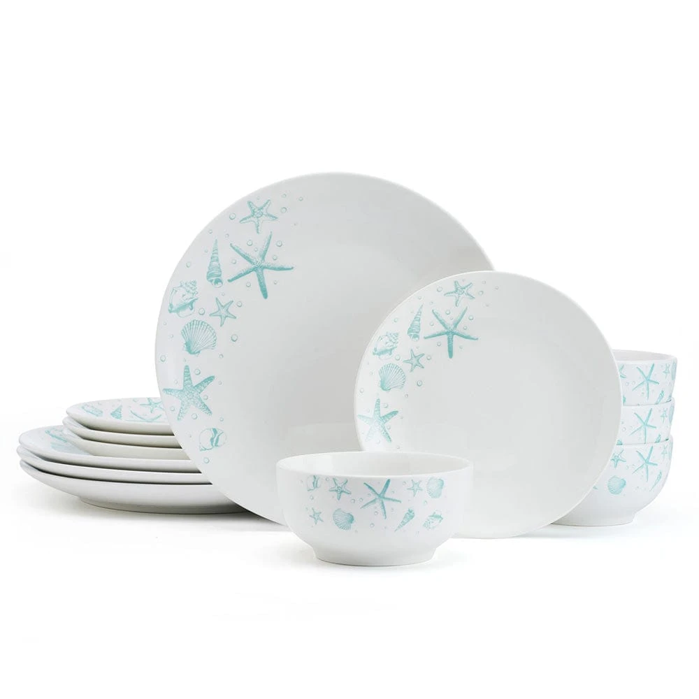 Tahiti 12 Piece Dinnerware Set, Service For 4 3 Tahiti 12 Piece Dinnerware Set, Service For 4