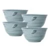Trellis Coastal Teal Set Of 4 Soup Cereal Bowls -Famous Tableware Store trellis coastal teal set of 4 soup cereal bowls K45268901 1