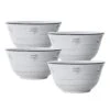 Trellis Coastal White Set Of 4 Soup Cereal Bowls 1 Trellis Coastal White Set Of 4 Soup Cereal Bowls -Famous Tableware Store trellis coastal white set of 4 soup cereal bowls K45268379 1