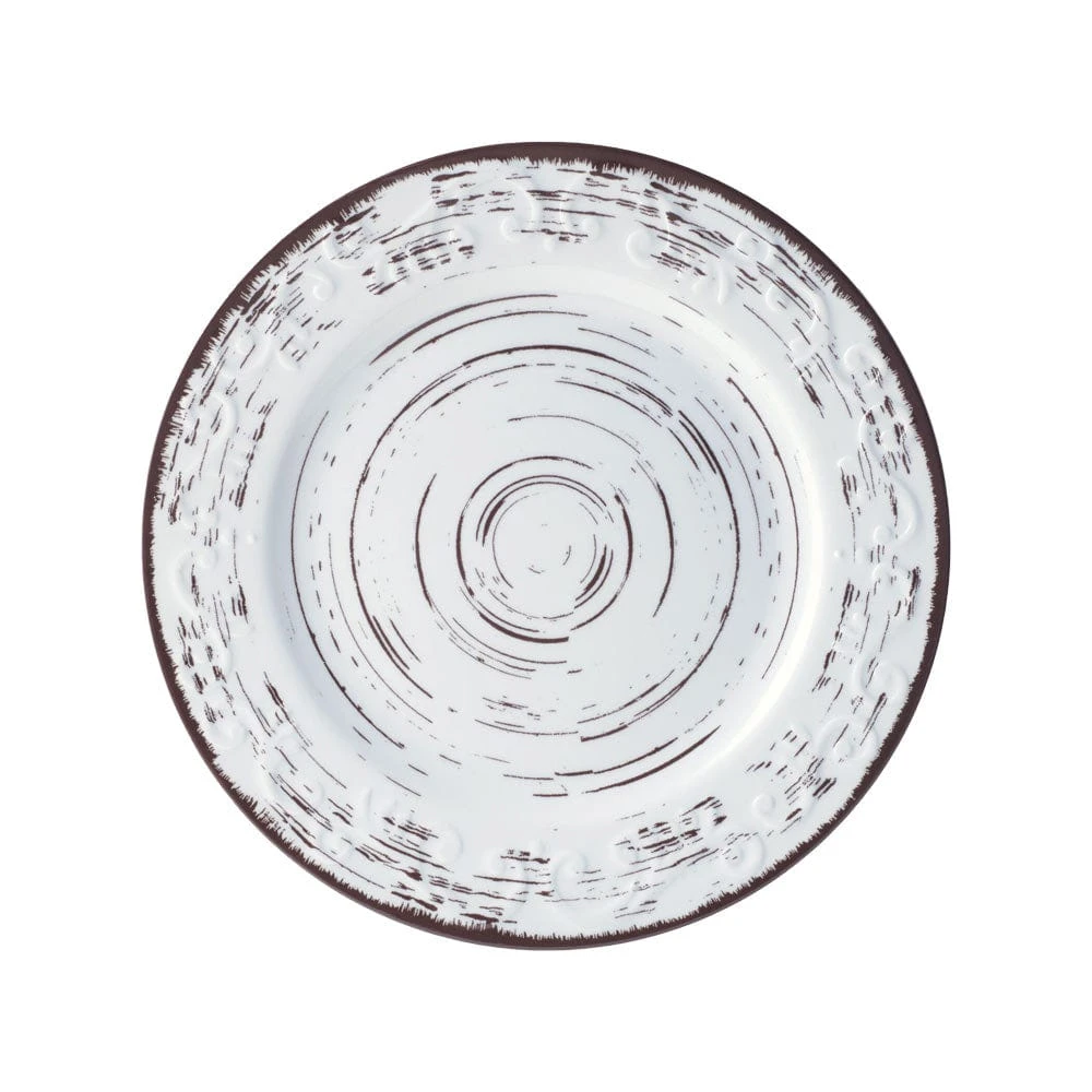 Trellis White 12 Piece Outdoor Melamine Dinnerware Set, Service For 4 9 Trellis White 12 Piece Outdoor Melamine Dinnerware Set, Service For 4 - Image 7