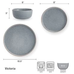 Victoria 12 Piece Dinnerware Set, Service For 4 -Famous Tableware Store victoria 12 piece dinnerware set service for 4 5305449 5