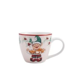 Winterberry® 4 Piece Elf Cookie Plate And Mug Gift Set -Famous Tableware Store winterberry 4 piece elf plate and mug set 5285702 5