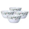 Winterberry® Set Of 4 Outdoor Melamine Cereal Bowls -Famous Tableware Store winterberry set of 4 melamine cereal bowls K45216680 1